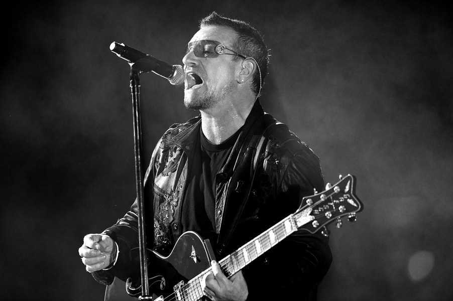 U2 play the Millennium Stadium in Cardiff, 2009